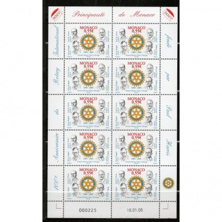 Monaco feuille du N° 2479