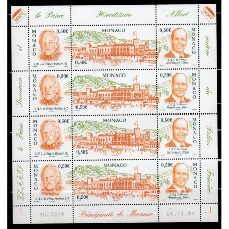 Monaco feuille du N° 2467-69