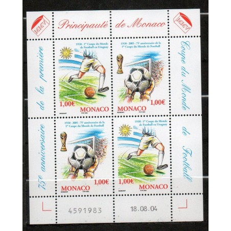 Monaco feuille du N° 2465-66