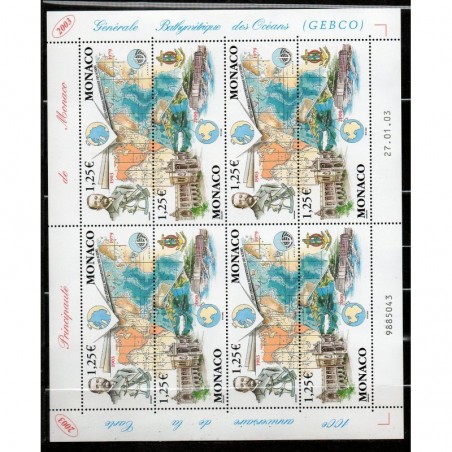 Monaco feuille du N° 2390-91