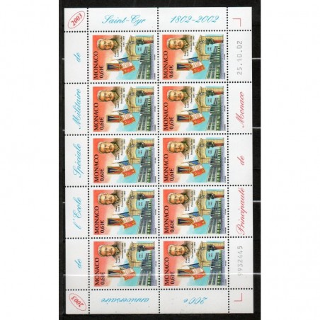 Monaco feuille du N° 2381