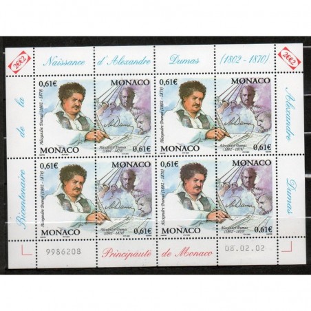 Monaco feuille du N° 2363-64