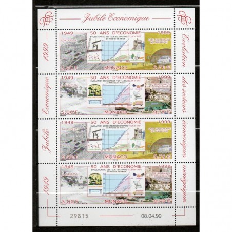 Monaco feuille du N° 2205-06