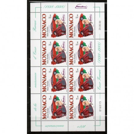 Monaco feuille du N° 2200