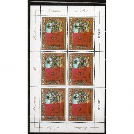 Monaco feuille du N° 2162