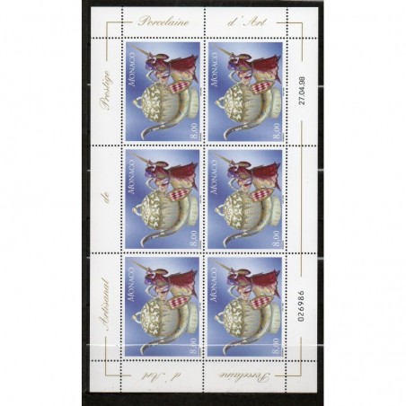 Monaco feuille du N° 2161