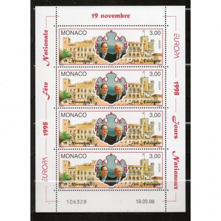 Monaco feuille du N° 2153