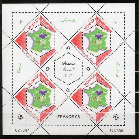 Monaco feuille du N° 2163