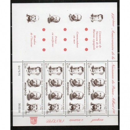 Monaco feuille du N° 2154