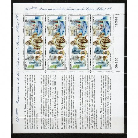 Monaco feuille du N° 2145