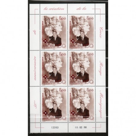 Monaco feuille du N° 2147