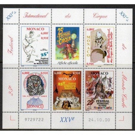 Monaco feuille du N° 2289