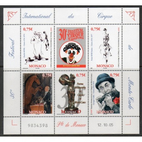 Monaco feuille du N° 2523