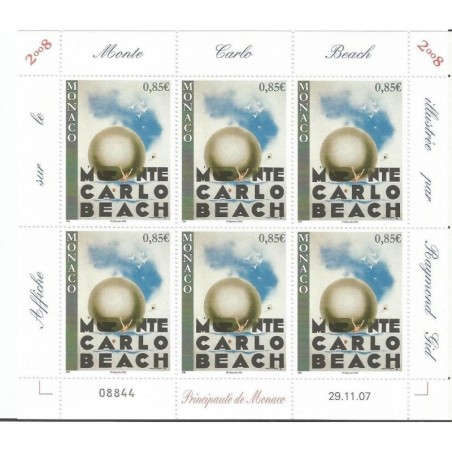 Monaco feuille du N° 2612 Neuf **