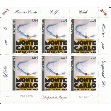 Monaco feuille du N° 2611 Neuf **