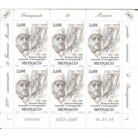 Monaco feuille du N° 2402 Neuf **