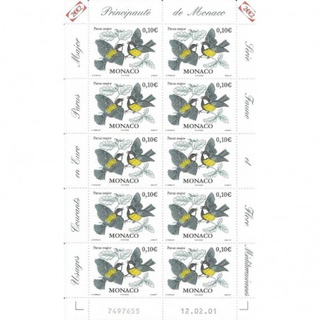 Monaco feuille du N° 2324 Neuf **