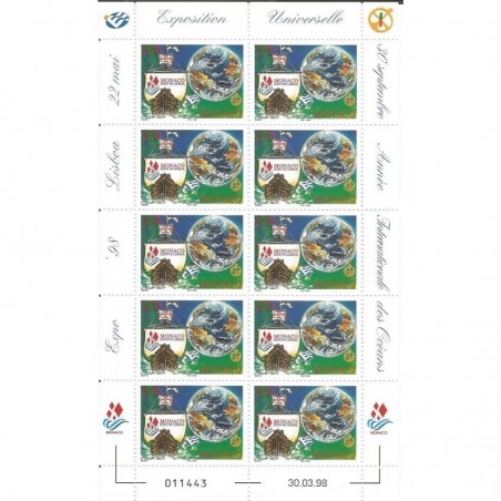 Monaco feuille du N° 2159 Neuf **