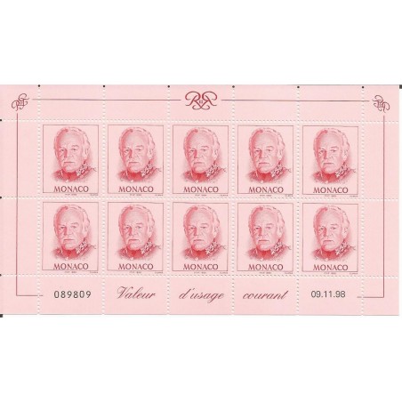 Monaco feuille du N° 2183 Neuf **