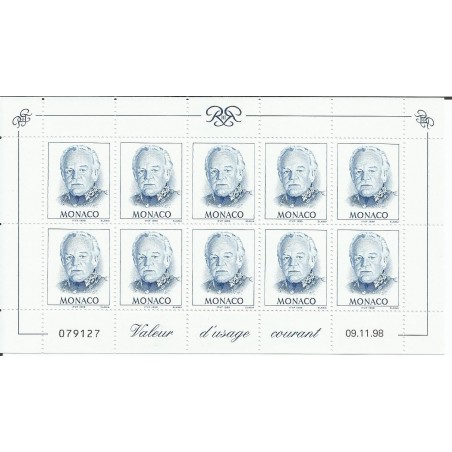 Monaco feuille du N° 2184 Neuf **