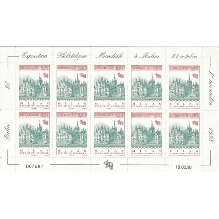 Monaco feuille du N° 2176 Neuf **