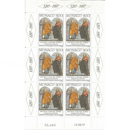 Monaco feuille du N° 2128 Neuf **