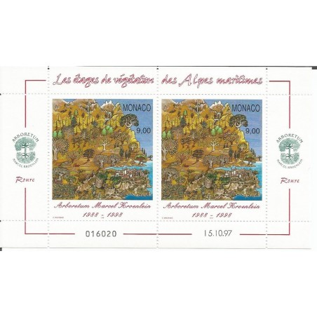 Monaco feuille du N° 2134 Neuf **