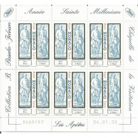 Monaco feuille du N° 2232 Neuf **