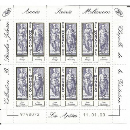 Monaco feuille du N° 2234 Neuf **