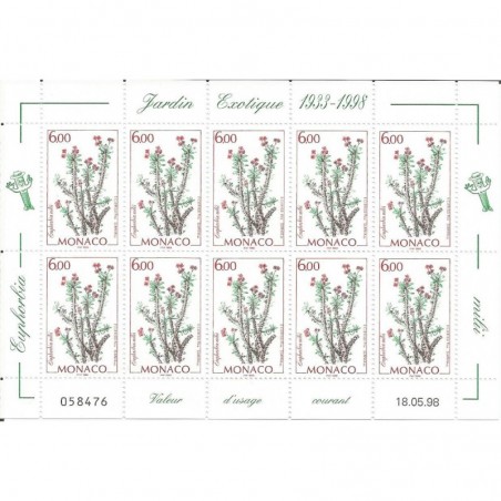 Monaco feuille du N° 2166 Neuf **