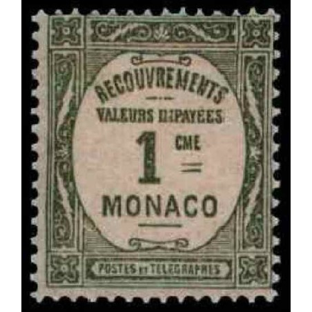 Monaco TA Neuf ** N° 0013