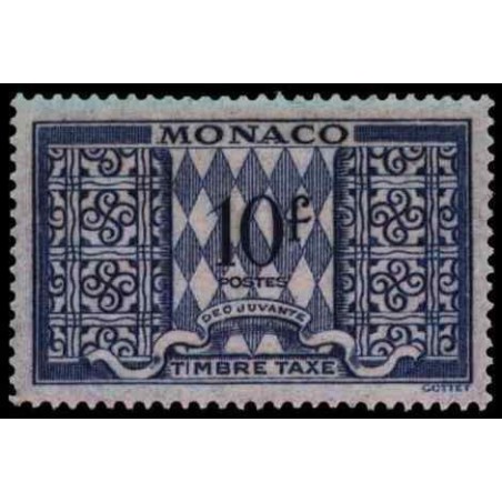 Monaco TA Neuf ** N° 0037