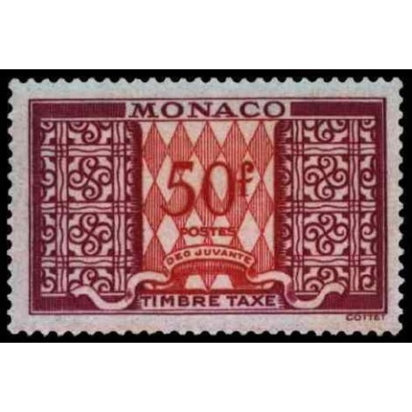 Monaco TA Neuf ** N° 0038A