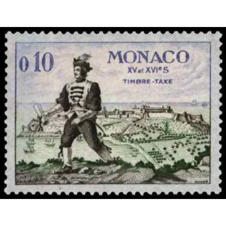 Monaco TA Neuf ** N° 0059