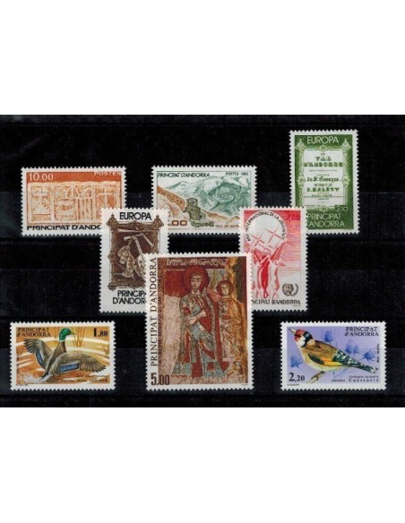 Annee complete Andorre 1985 N **