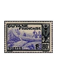 Guyane N° 122A Obli