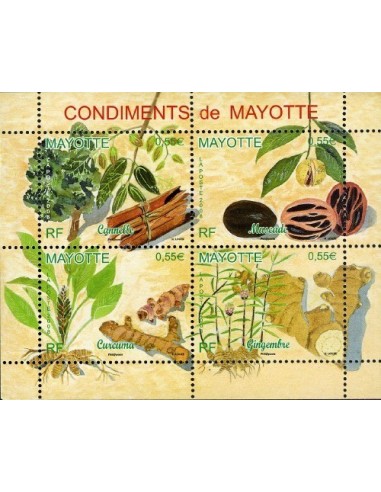 Mayotte N° 210 au 213 Neuf **