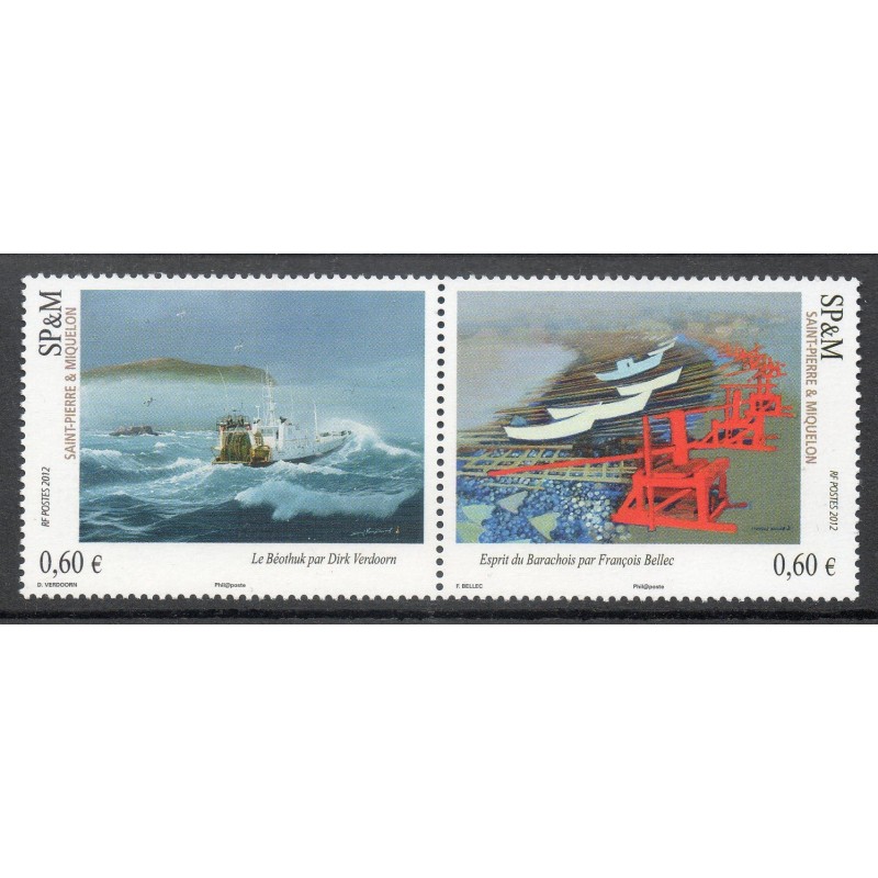 ST Pierre & Miquelon N° 1053/54 Neuf **