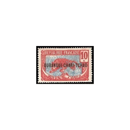 Timbre Poste Oubangui N° 005 Obli philatélie foxtimbre