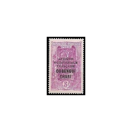 Timbre Poste Oubangui N° 083 Obli philatélie foxtimbre