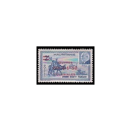 Timbre Poste Mauritanie N° 131 N ** philatélie foxtimbre