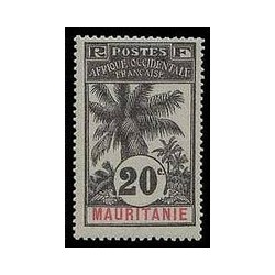 Timbre Poste Mauritanie N° 006 N ** philatélie foxtimbre