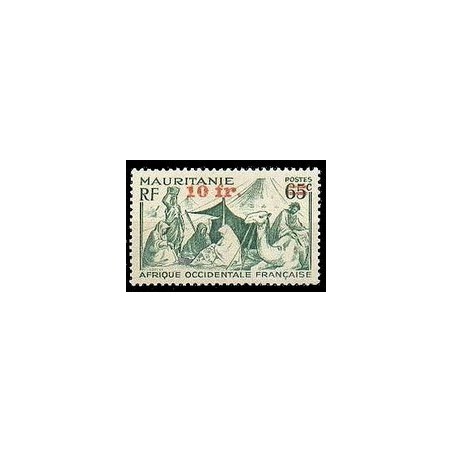 Timbre Poste Mauritanie N° 136 N * philatélie foxtimbre