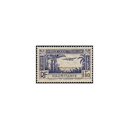 Timbre Poste Mauritanie  PA N° 001 N * philatélie foxtimbre