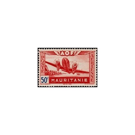 Timbre Poste Mauritanie  PA N° 010 N * philatélie foxtimbre