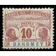 Dahomey N° TA002 Obli