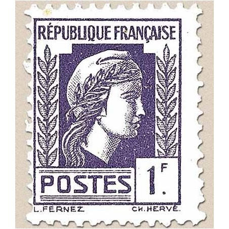 FR N° 0637 Neuf avec trace de charni