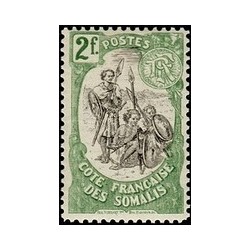 Cote des Somalis N° 065 Obli
