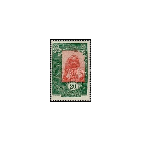 Cote des Somalis N° 124 Obli