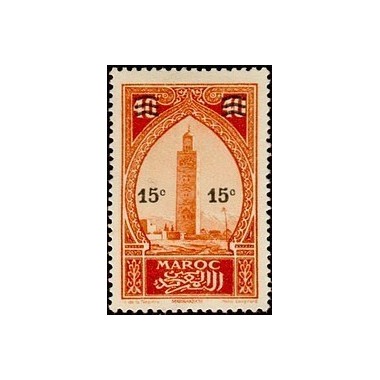 MAROC N° 124 Obli